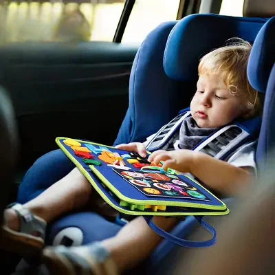 Tableau d'Activité Montessori Dinosaure voiture