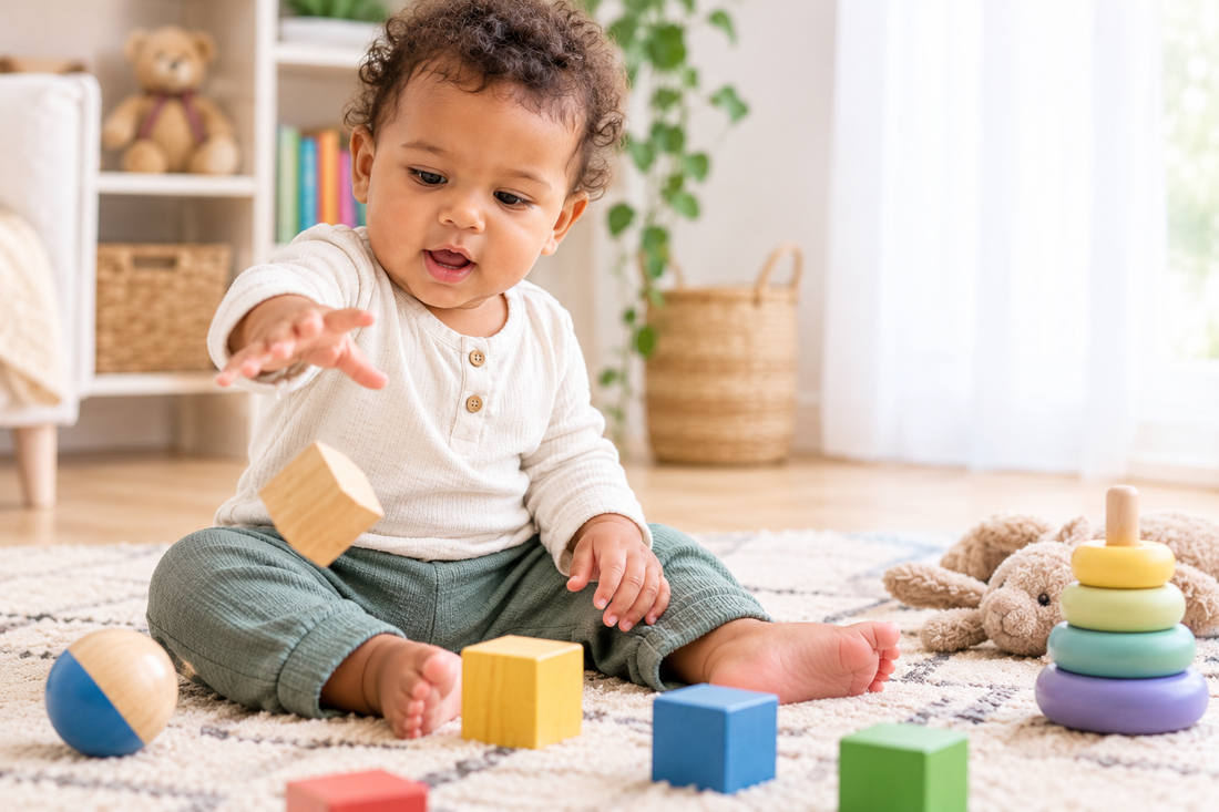 Pourquoi bebe jette les objets