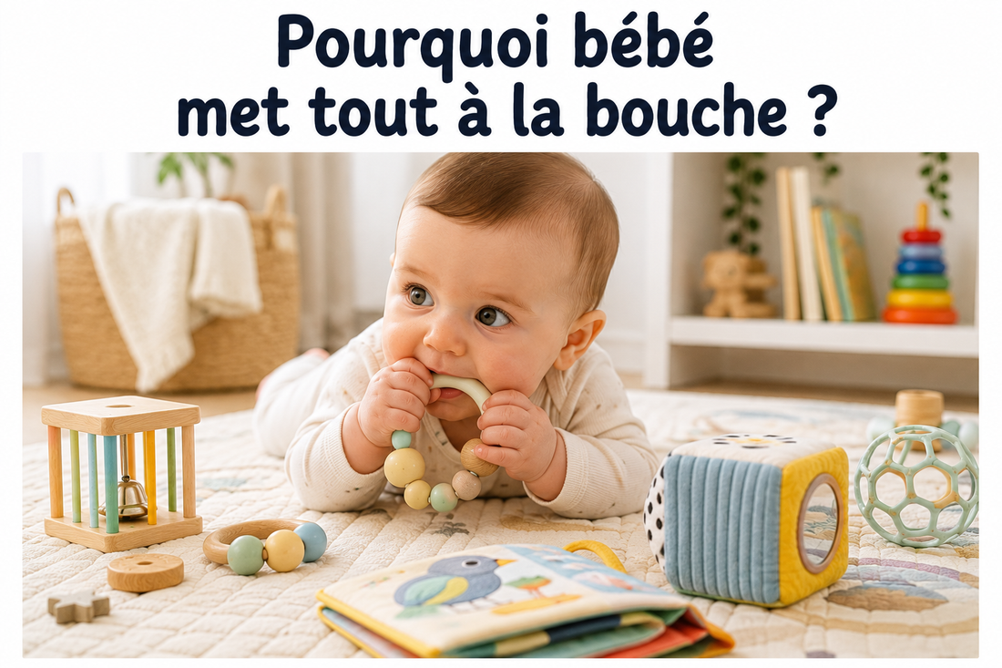 Pourquoi bébé met tout à la bouche ? Comprendre cette étape de son développement
