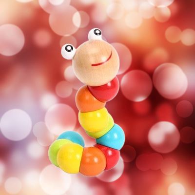 Jouet Bois MontessoriToys Chenille presentation