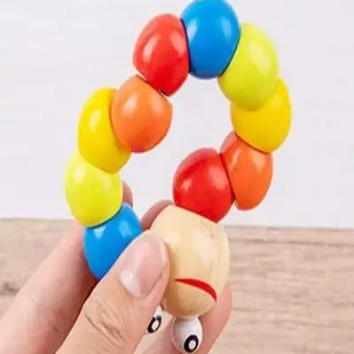 Jouet Bois MontessoriToys Chenille rond