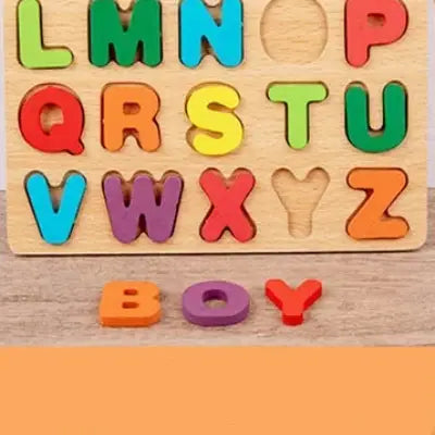 Puzzle Bois MontessoriToys Alphabet boy