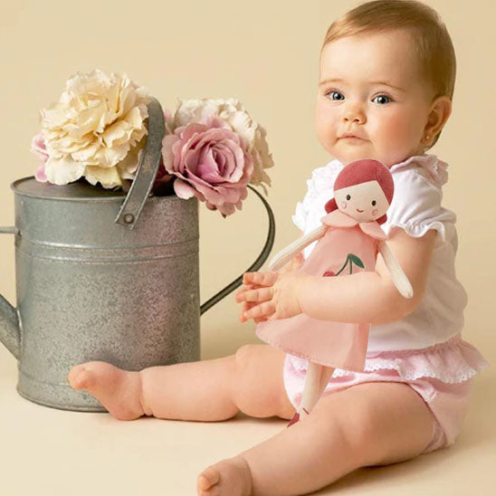 bebe serre rosette fleurs