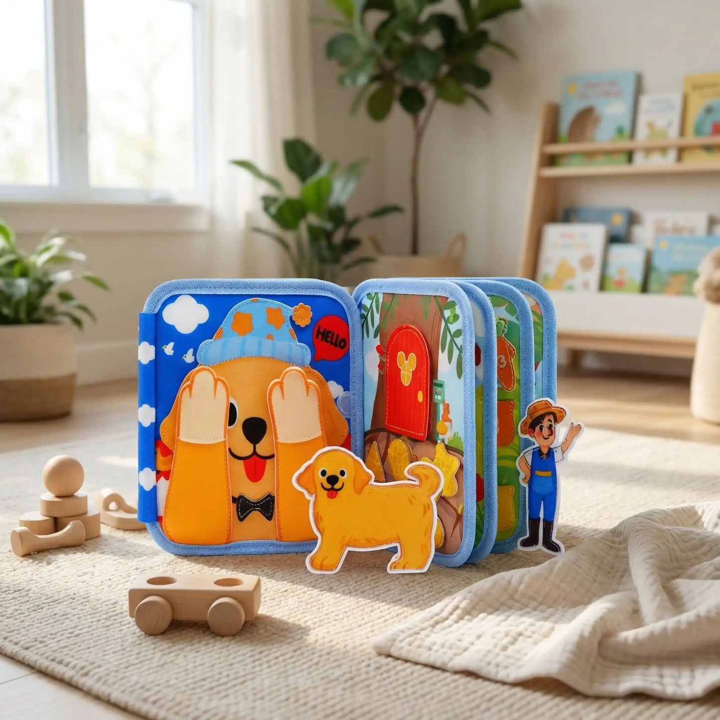 busy board animals chien presentation