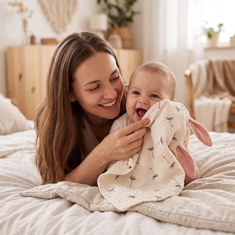 Doudou bebe citron aide maman a changer bebe