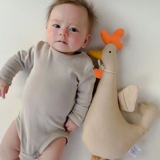 Doudou coq avec bebe