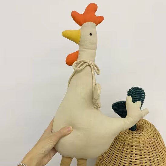 Doudou coq seul