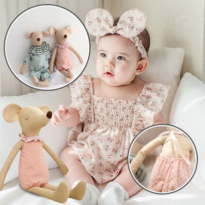Doudou et bebe ensemble