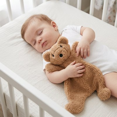 Doudou ourson marron calin