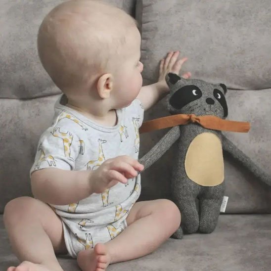 Doudou raton avec bebe
