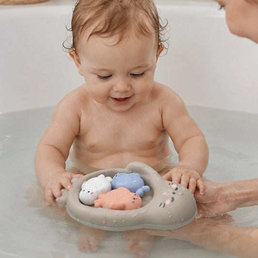 Jouet baignoire bebe loutre se prelasse