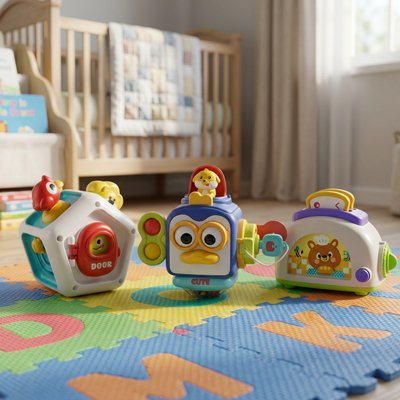 Jouet bebe presentation des trois