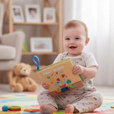 Livre bebe en tissus bebe salopette