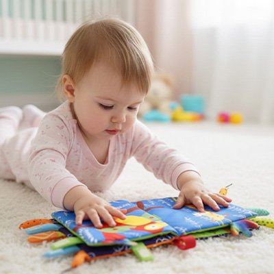 Livre bebe en tissus decouverte