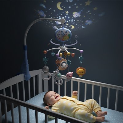 Mobile bébé dit bonne nuit amis