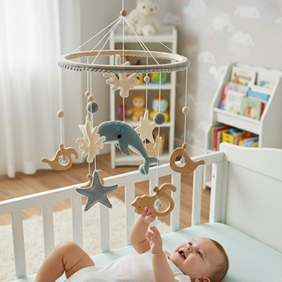 Mobile bebe ocean bebe touche