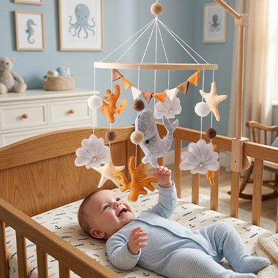 Mobile bebe ocean joue et decouvre