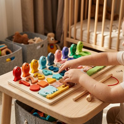 Puzzle bois yumi exercice pour les mains
