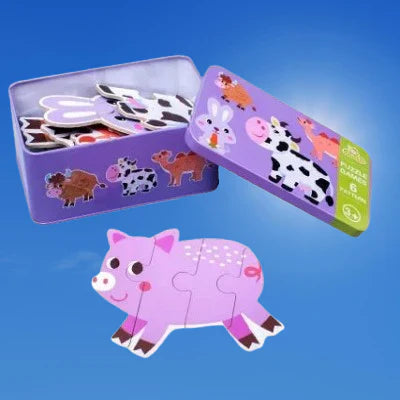 puzzle montessori betail cochon