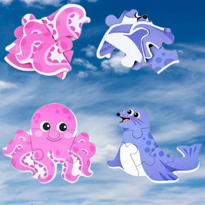 puzzle montessori ocean nuage