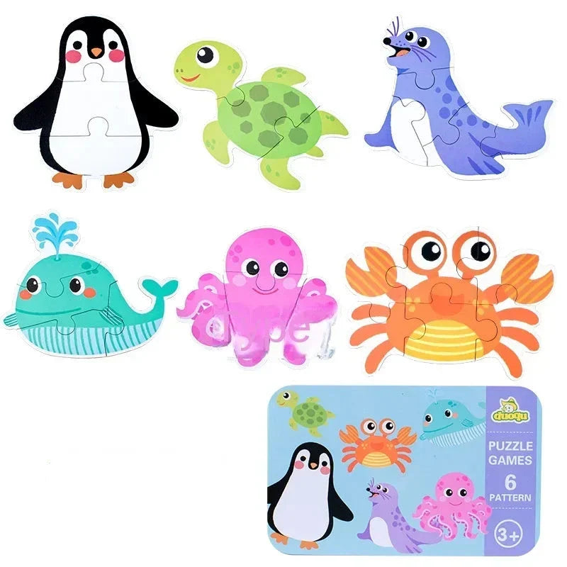 puzzle montessori ocean presentation