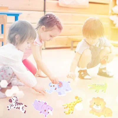 puzzle montessori sauvage amis