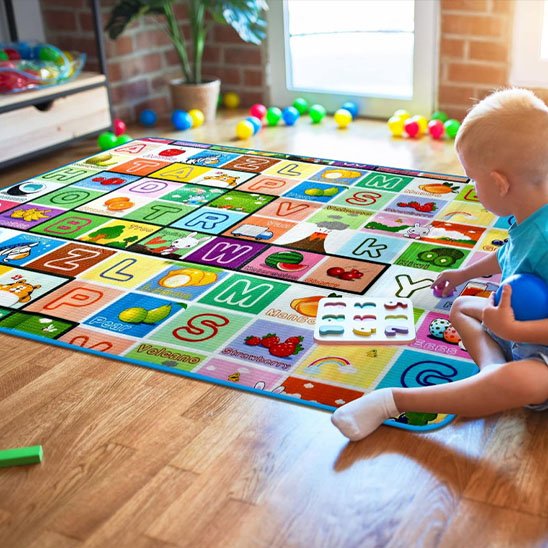 tapis d'éveil alphabet seul