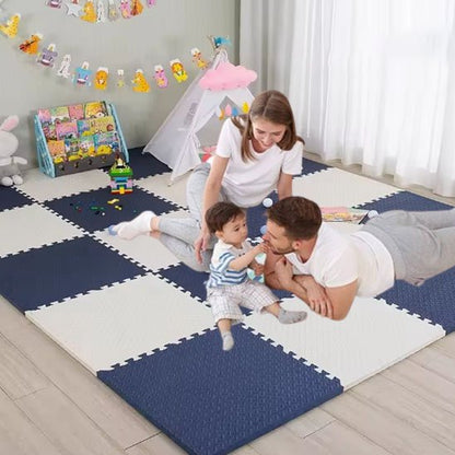 tapis d'éveil bebe joue avec papa maman