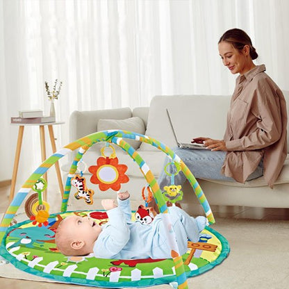 tapis d'éveil zoo bebe maman