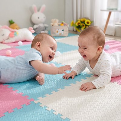 Tapis mousse puzzle moment jeu entre amis
